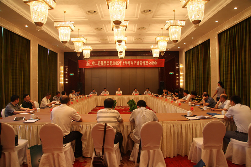 集團(tuán)公司召開2015年上半年經(jīng)營情況分析會