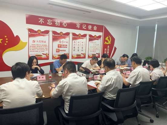 集團(tuán)公司黨委書記、董事長(zhǎng)虞岳明一行赴廣杰公司調(diào)研指導(dǎo)