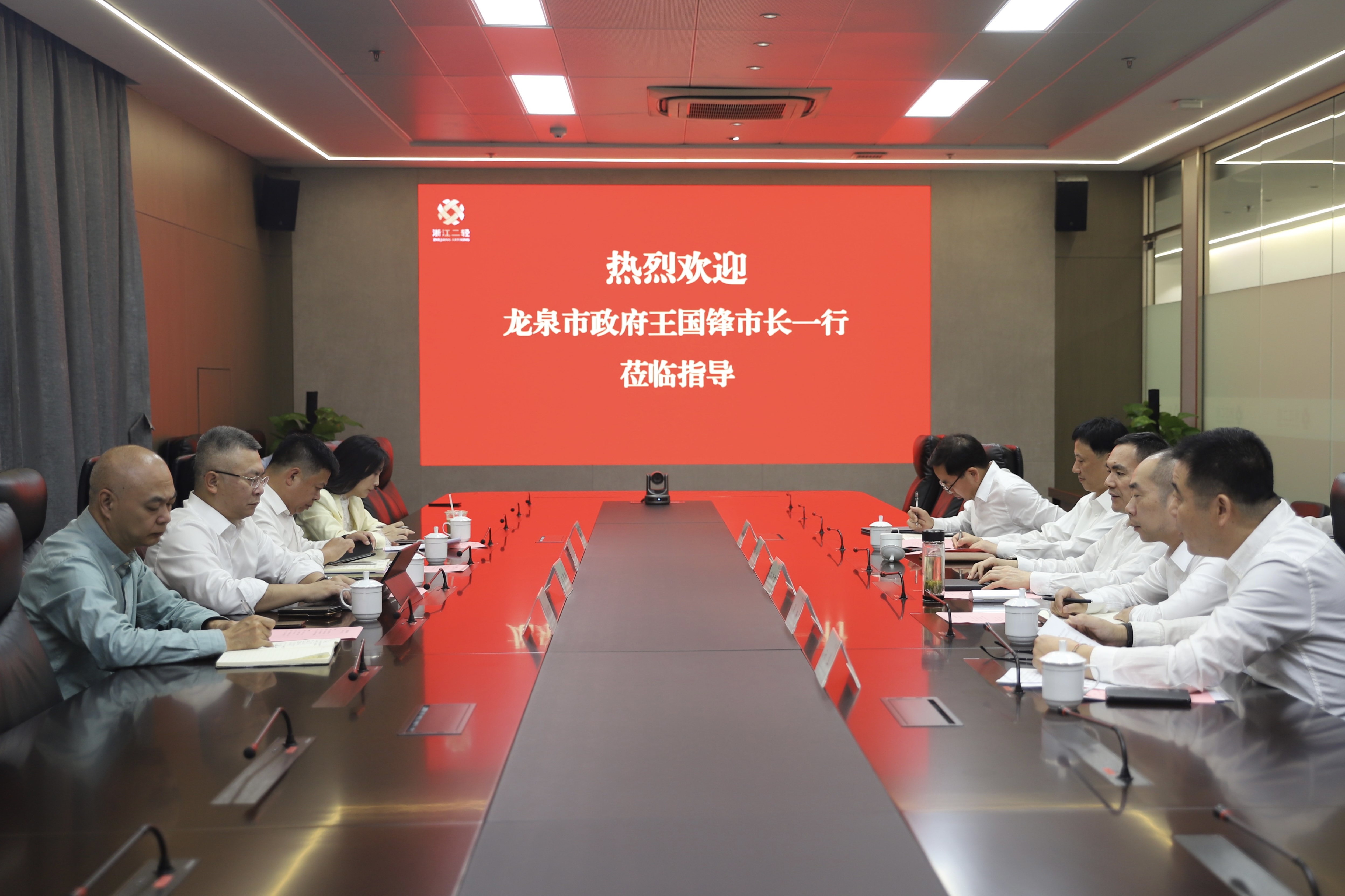 平陽縣、龍泉市政府一行到訪省二輕集團(tuán)
